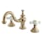 Kingston Brass KC7162PX 8" Widespread Bathroom Faucet, Polished Brass KC7162PX - alternate 1